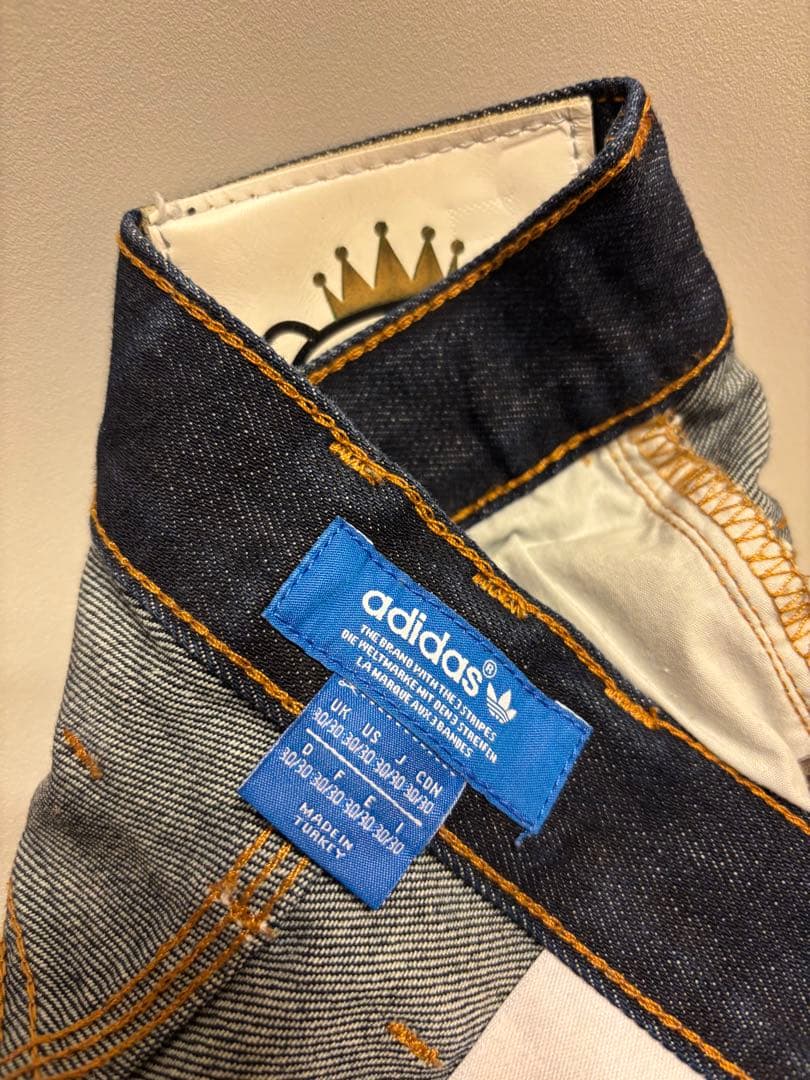 【超珍品美品】adidas originals NIGO jeans W: 30