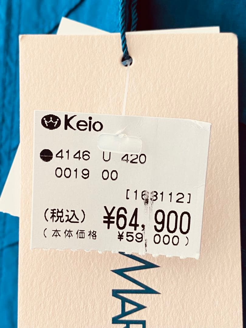 【新品】 YACCOMARICARD ヤッコマリカルド 長袖シャツワンピース