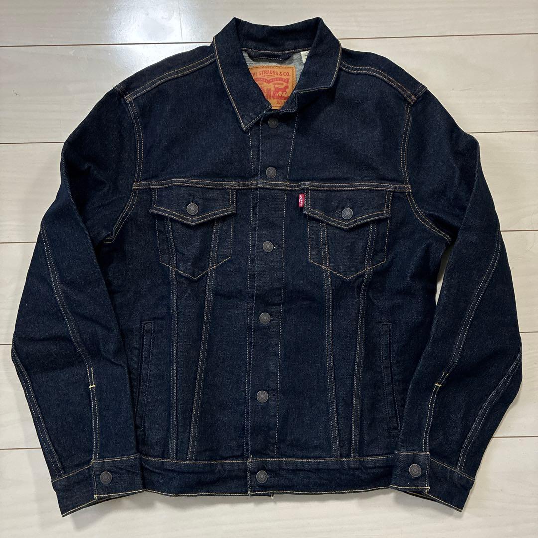 リーバイス トラッカージャケット 72334 M 日本L 超濃紺 美品