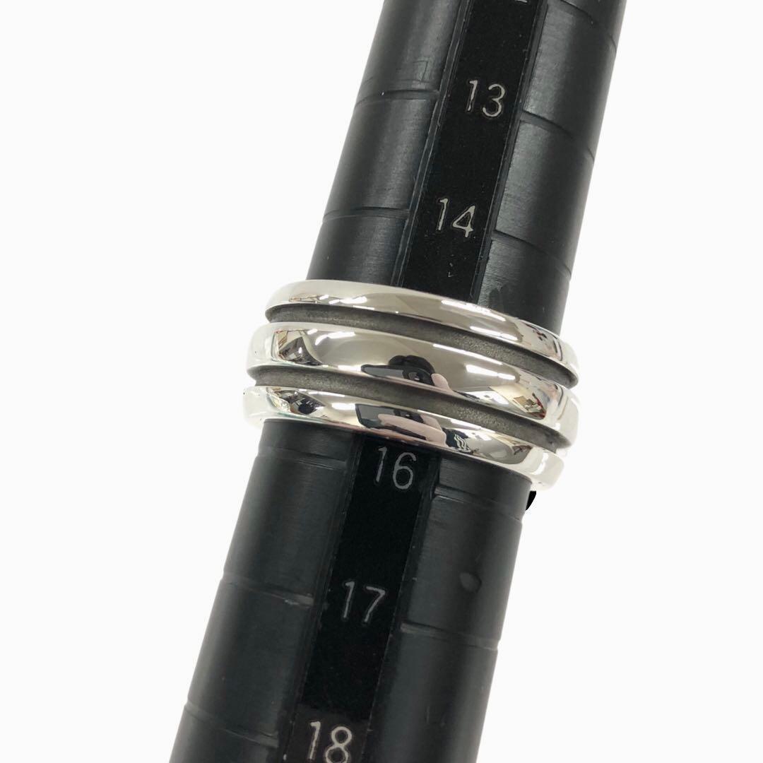 美品 Tiffany&Co. SV925 アトラス グルーブ リング 9.8g