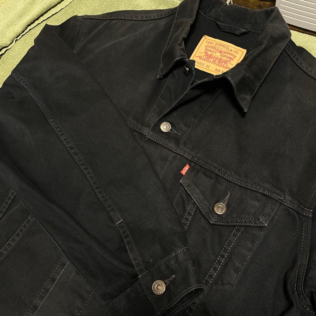 90s【LEVI’S】70503 デニムジャケット 後染黒
