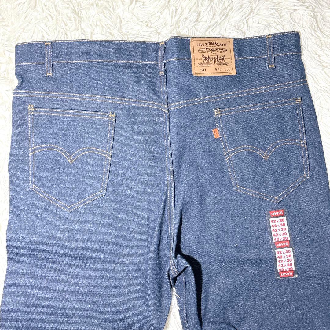 【未使用USA製】Levi’s 517 デニム W42 フレア ブーツカット