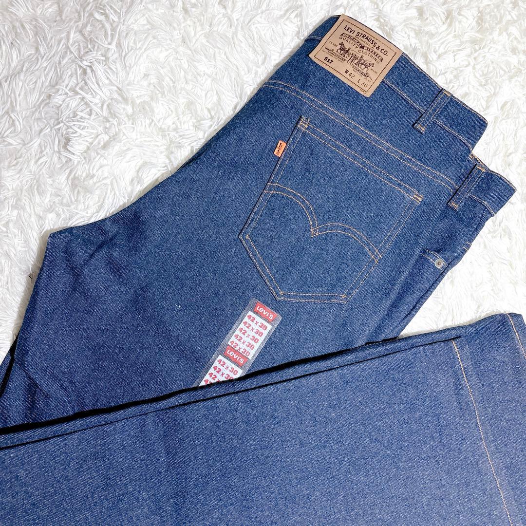 【未使用USA製】Levi’s 517 デニム W42 フレア ブーツカット