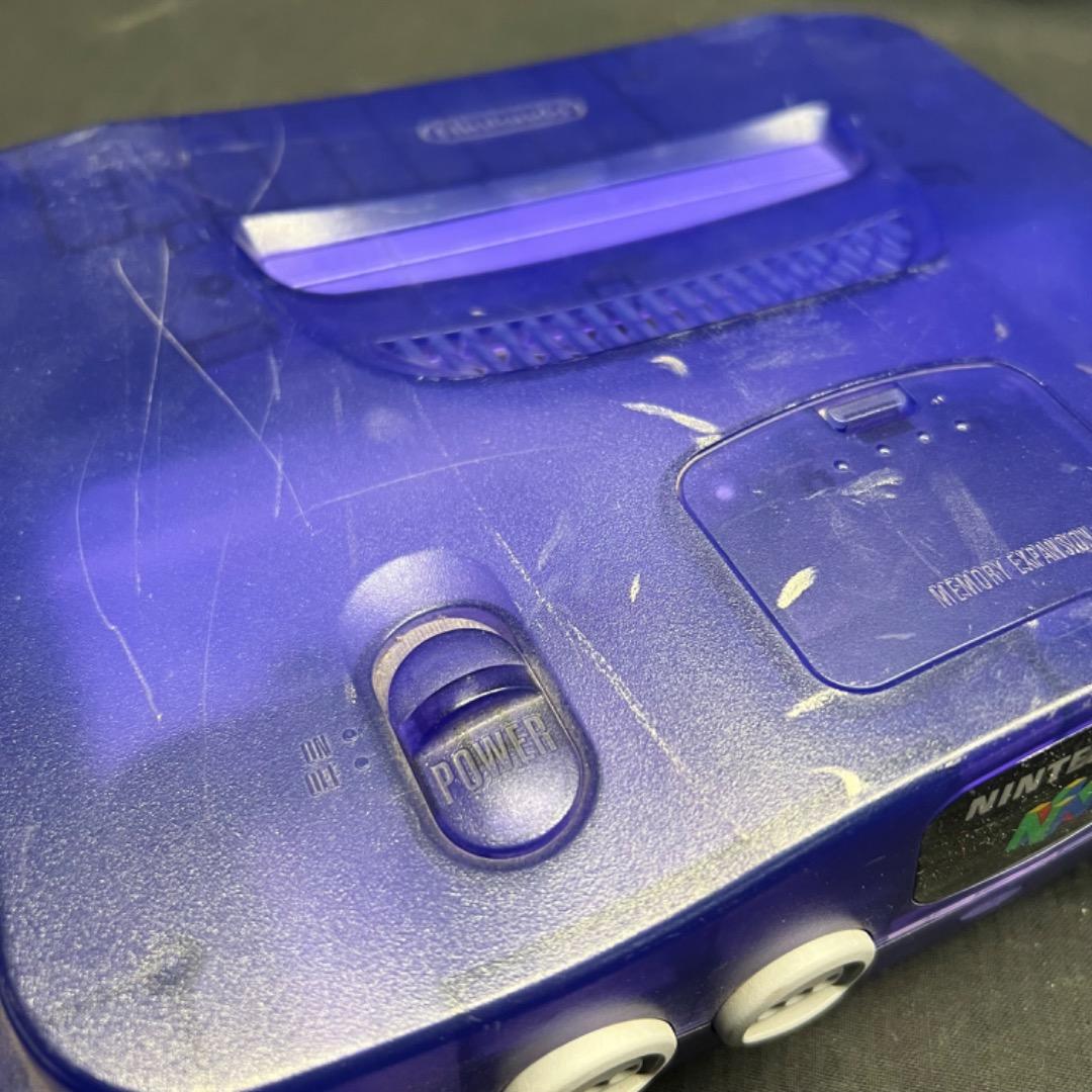 〇Gd右1015 Nintendo64 本体 NUS-001 ミッドナイトブルー