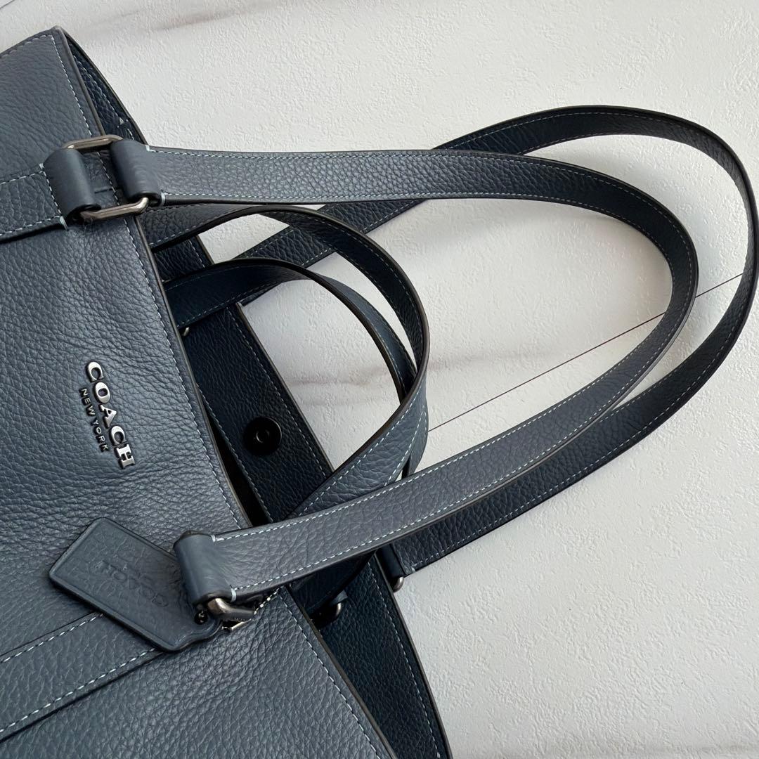 極美品 COACH ハドソン 2way トートバッグ A4 PC 収納可能