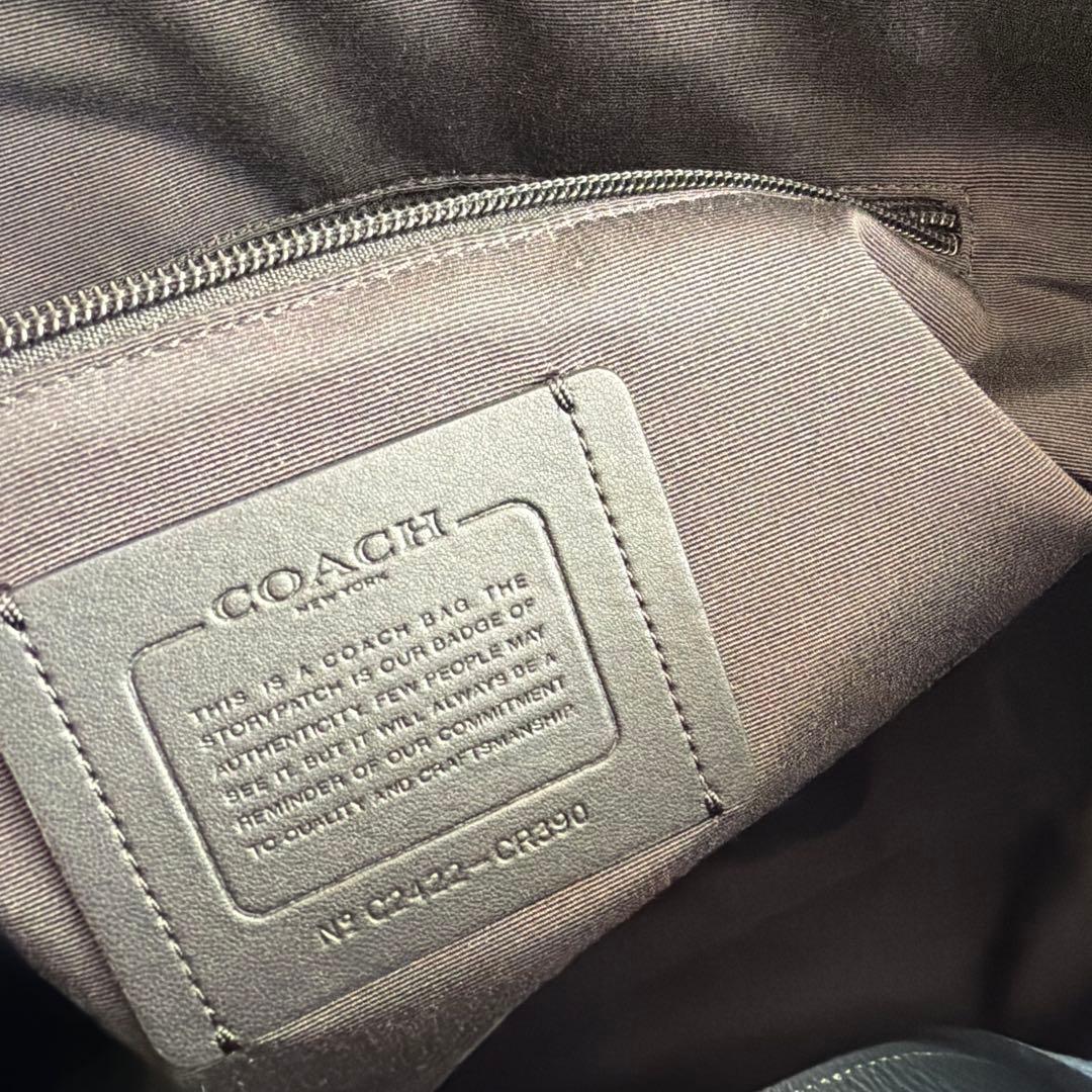 極美品 COACH ハドソン 2way トートバッグ A4 PC 収納可能