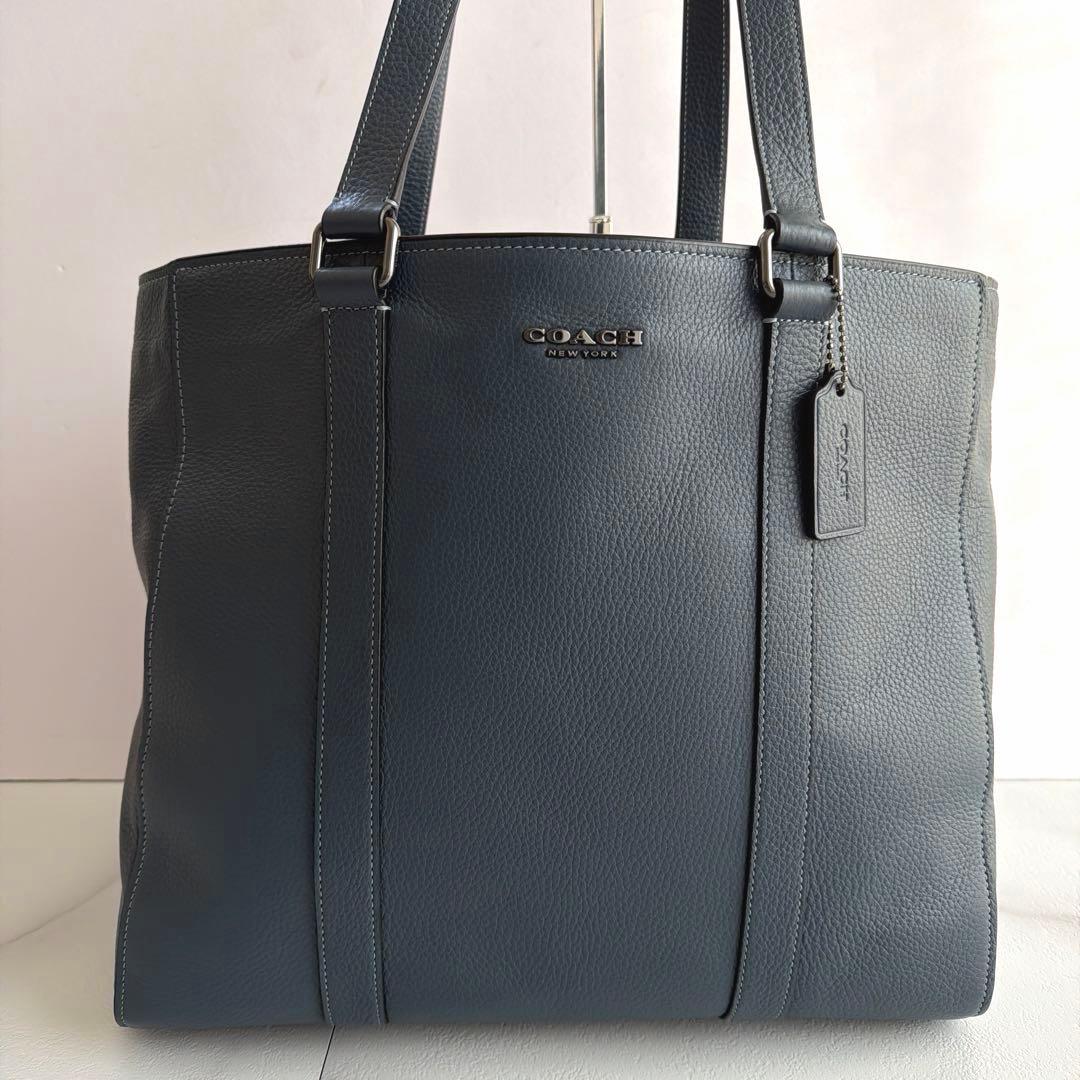 極美品 COACH ハドソン 2way トートバッグ A4 PC 収納可能