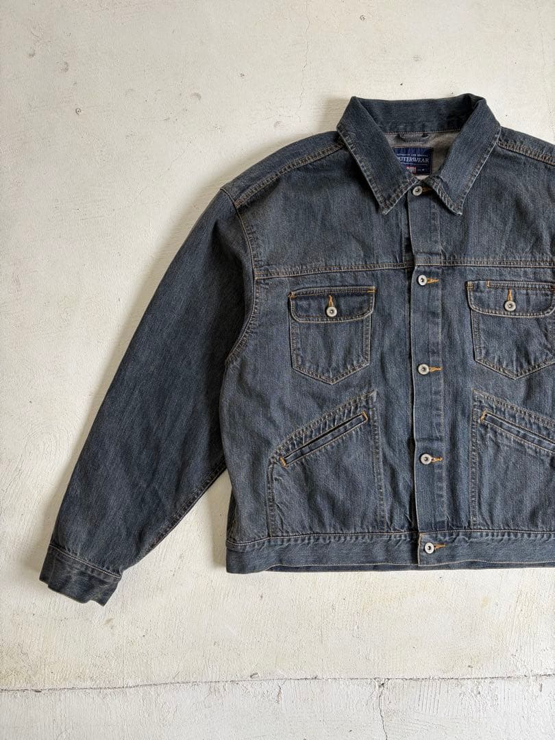90s ブラックデニムジャケット ヴィンテージUSAリーバイスOUTERWEAR