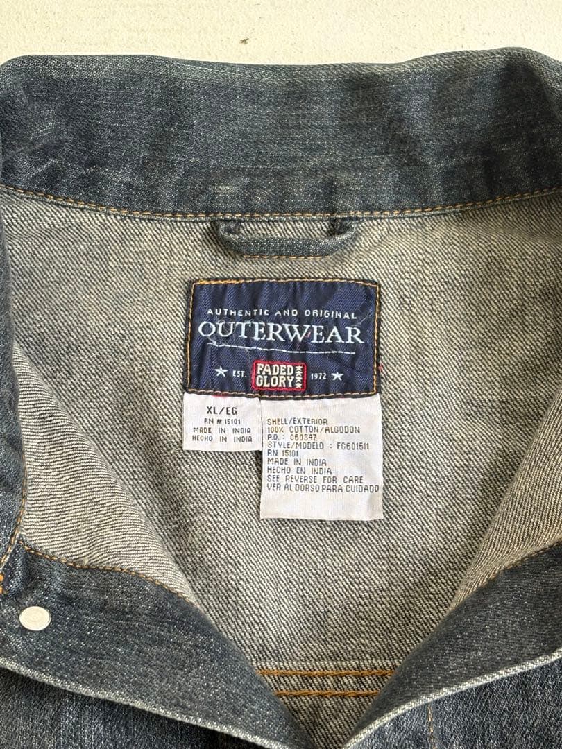 90s ブラックデニムジャケット ヴィンテージUSAリーバイスOUTERWEAR