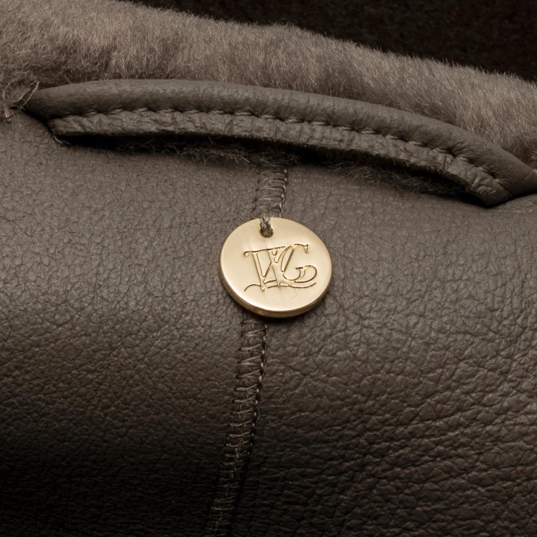 Whim Gazette ウィムガゼット 2024AW ムートンベスト モカ