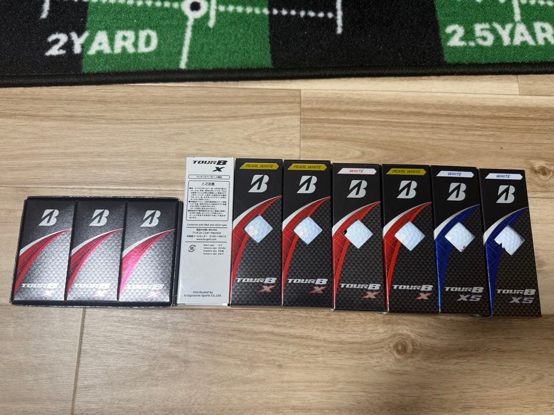 ☆新品未使用☆ブリヂストン　ゴルフボール　ツアーBXとBXS　27個　2ダース強