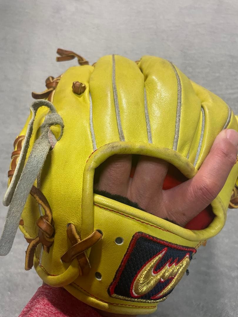 Zeems イエロー 軟式内野野球グローブ　早い者勝ち