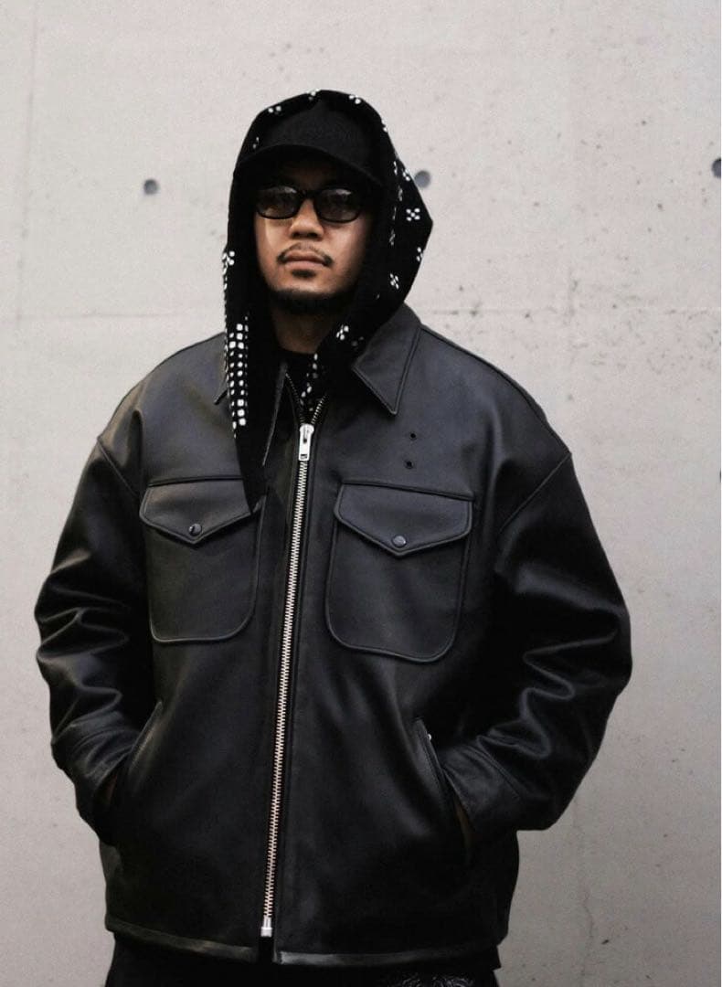 cootie Leather Policeman Jacket レザージャケット