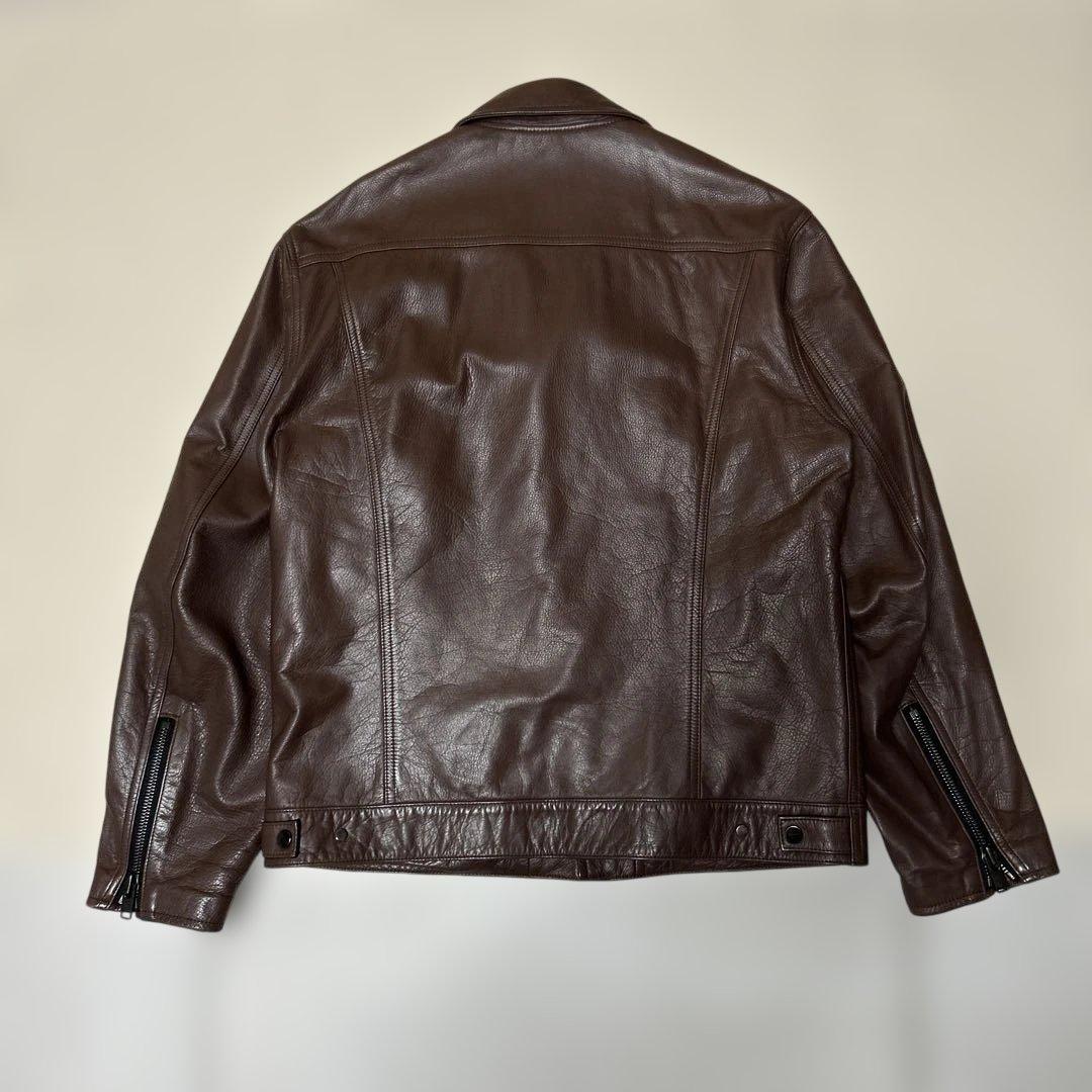 VAINL ARCHIVE COW LEATHERジャケット：L