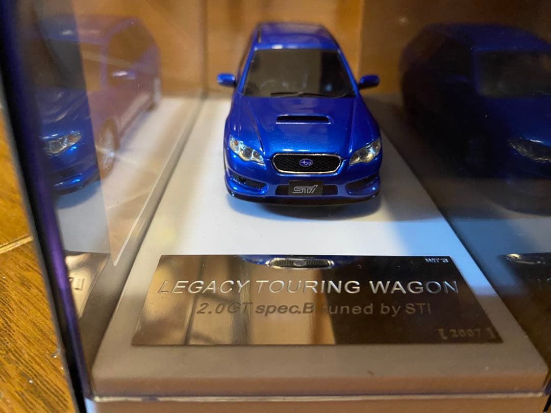 Wits スバル　レガシーツーリングワゴン　STI 青