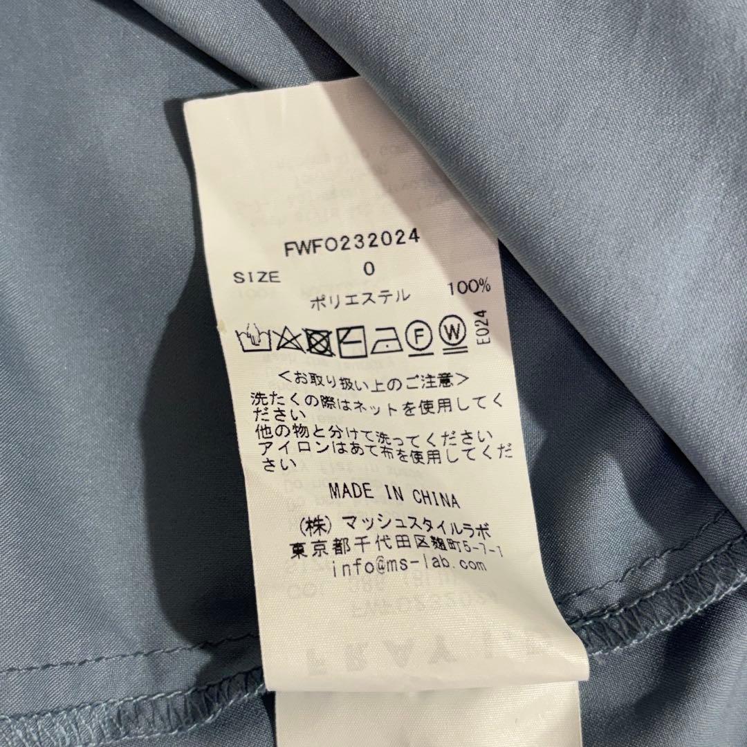 美品 FRAY I.D リネンライクツイルテーラードワンピース ロングジレワンピ