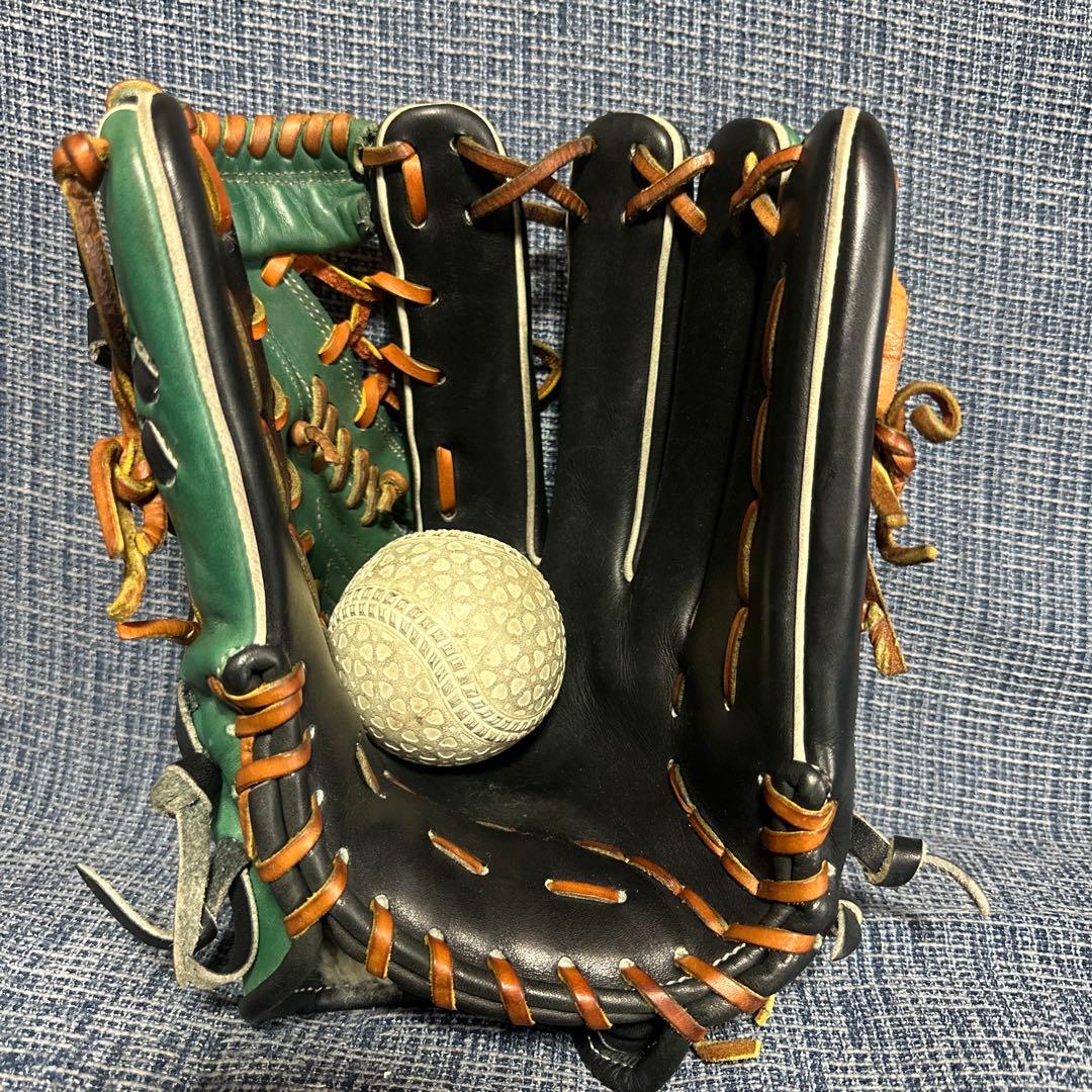 【中古】グラブワークス オーダー プロステアハイド 外野手用