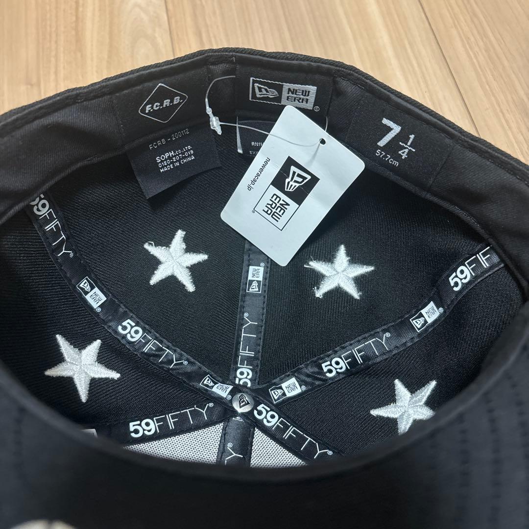 NEW ERA ブラック 星型刺繍 7 1/4 57.7cm 59ＦＦＴＹ