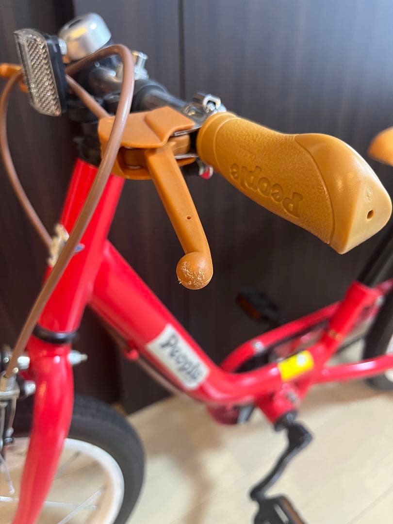 直接手渡し希望　People 子供用自転車 赤
