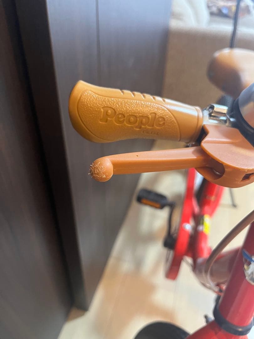 直接手渡し希望　People 子供用自転車 赤
