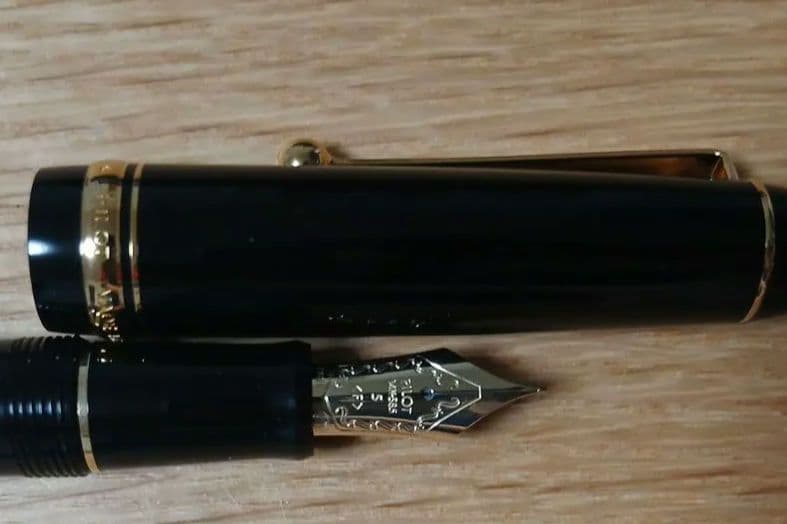 Pilot 万年筆 F (細字) 専用ケース付き