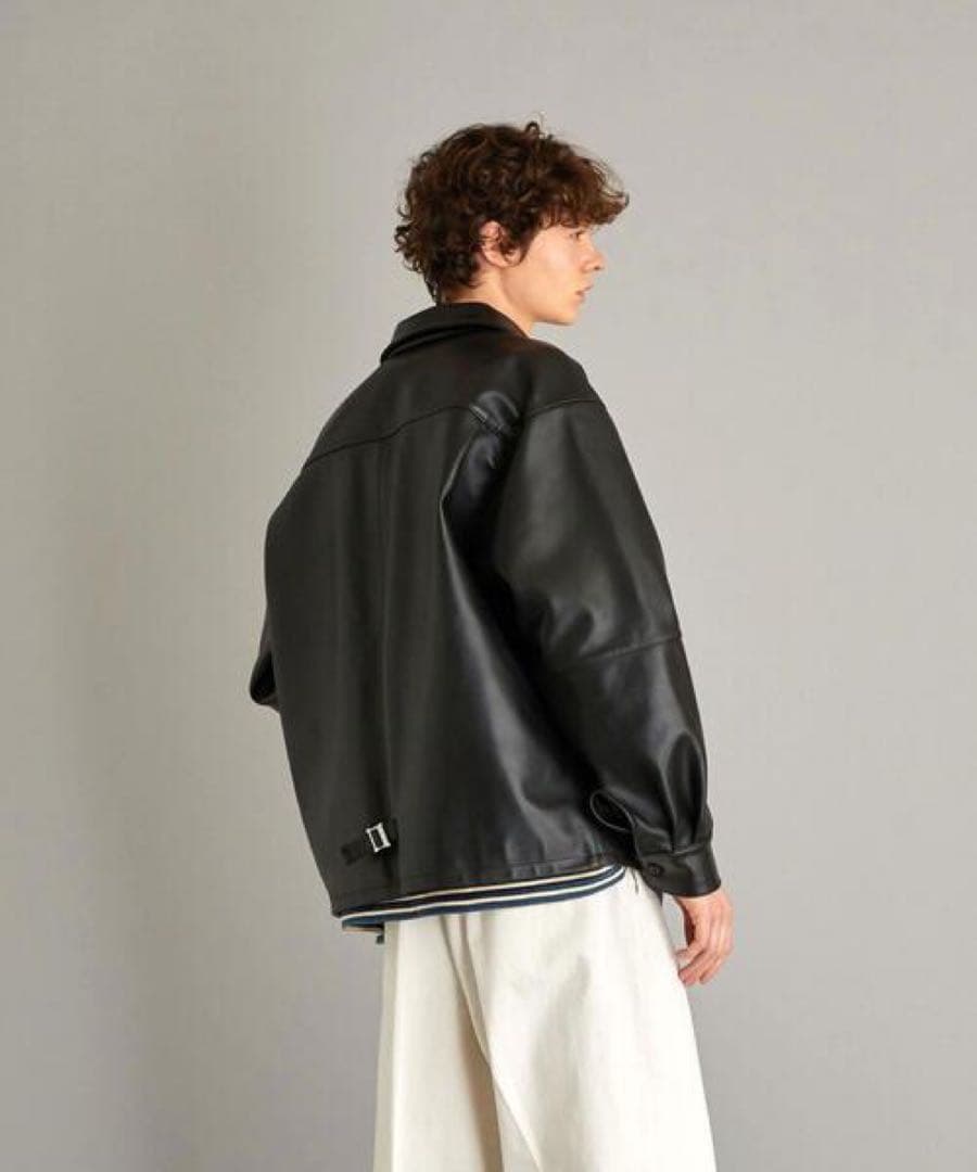 CCU × STEVEN ALAN レザーブルゾン ジャケット オーラリー