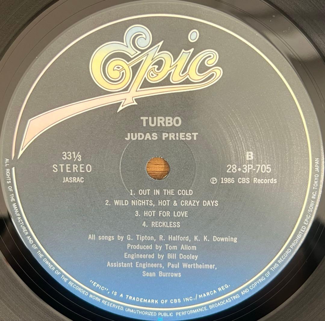 【LP/美盤/帯付】Judas Priest / Turbo