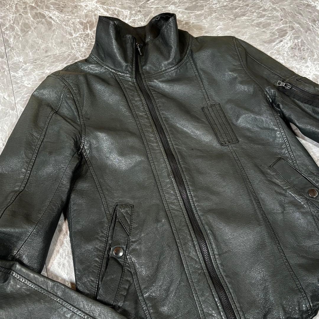00s【archive】gimmick riders jacket/Y2K/本革