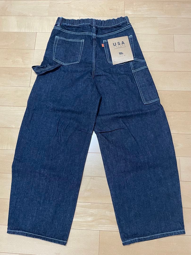 最安値！CPCM カーブペインターデニムパンツ　ネイビーＬサイズ