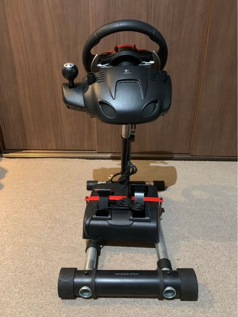 e*m様 ロジクール ドライビングフォースGT パドルシフト ホイールスタンド