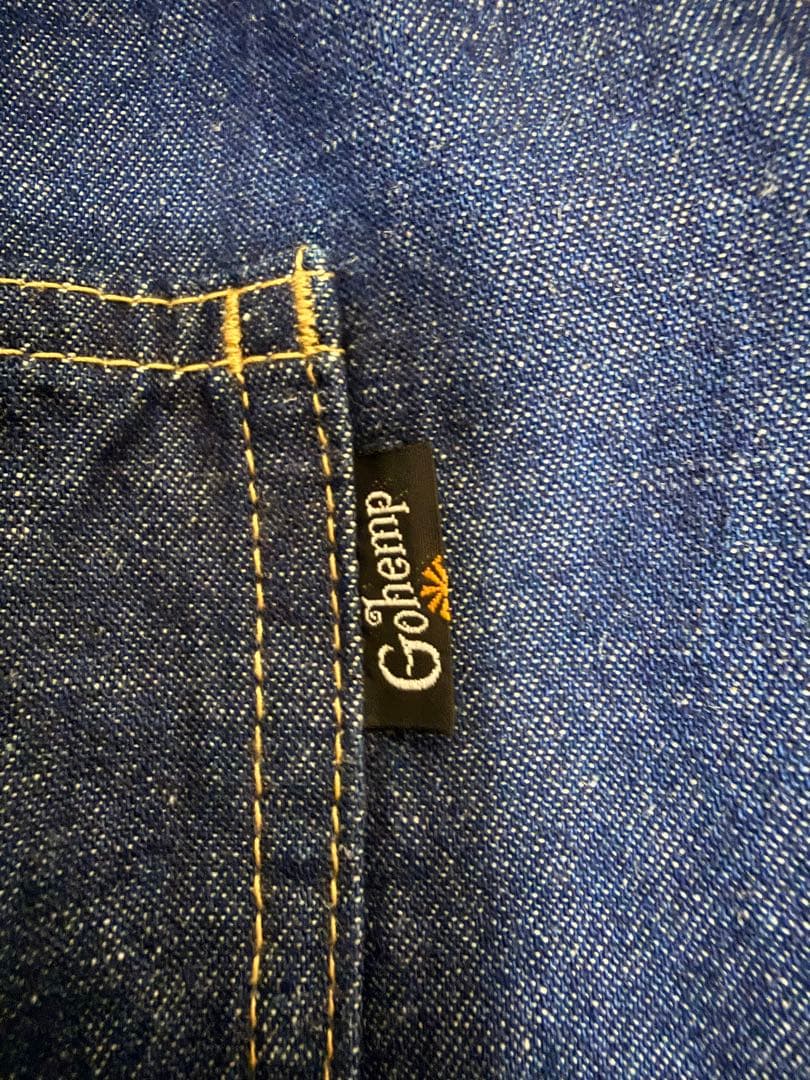 【美品】GO HEMP デニムジャケット Mサイズ
