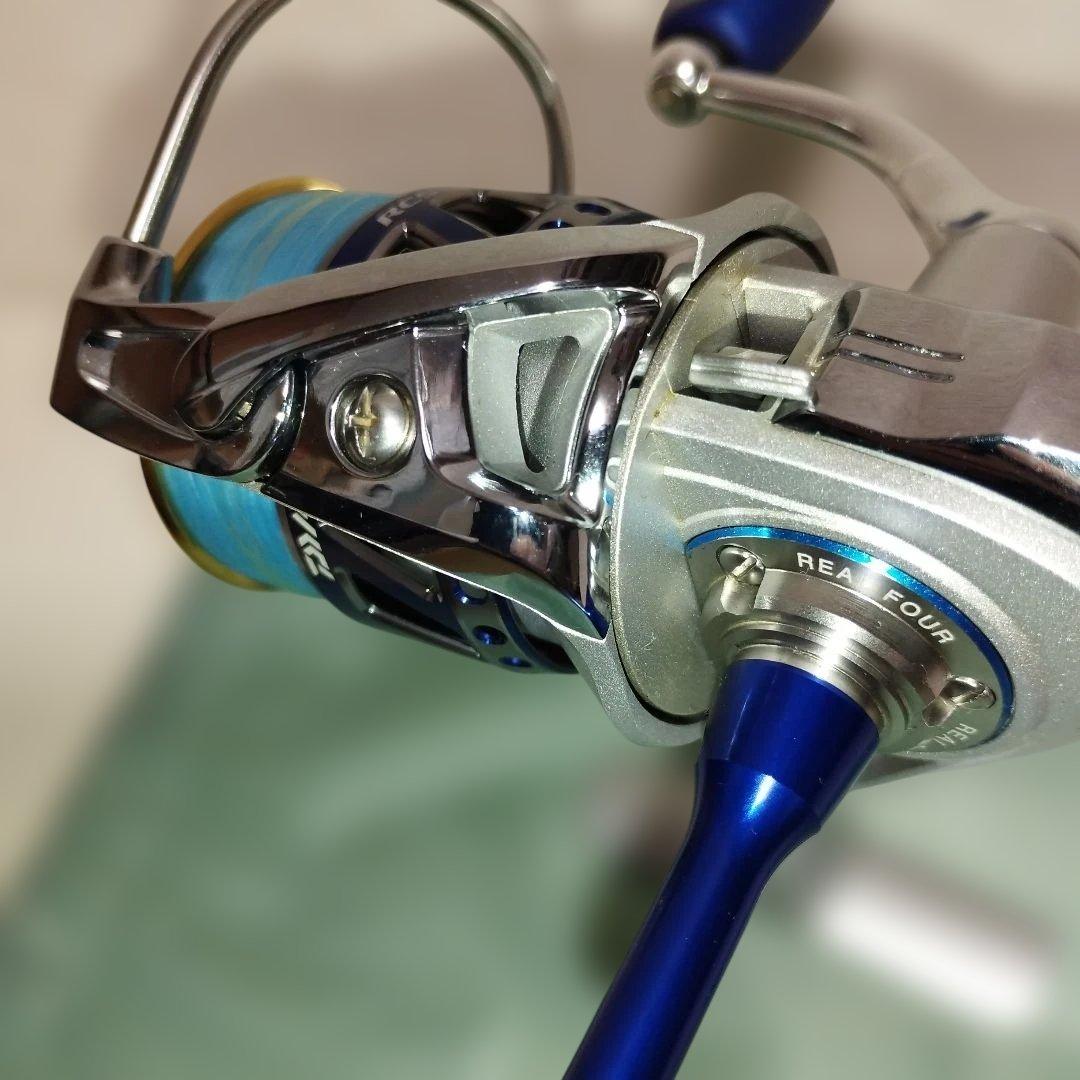 DAIWA ダイワ07ルビアス　RCSスプール　カスタムノブ　ブルー