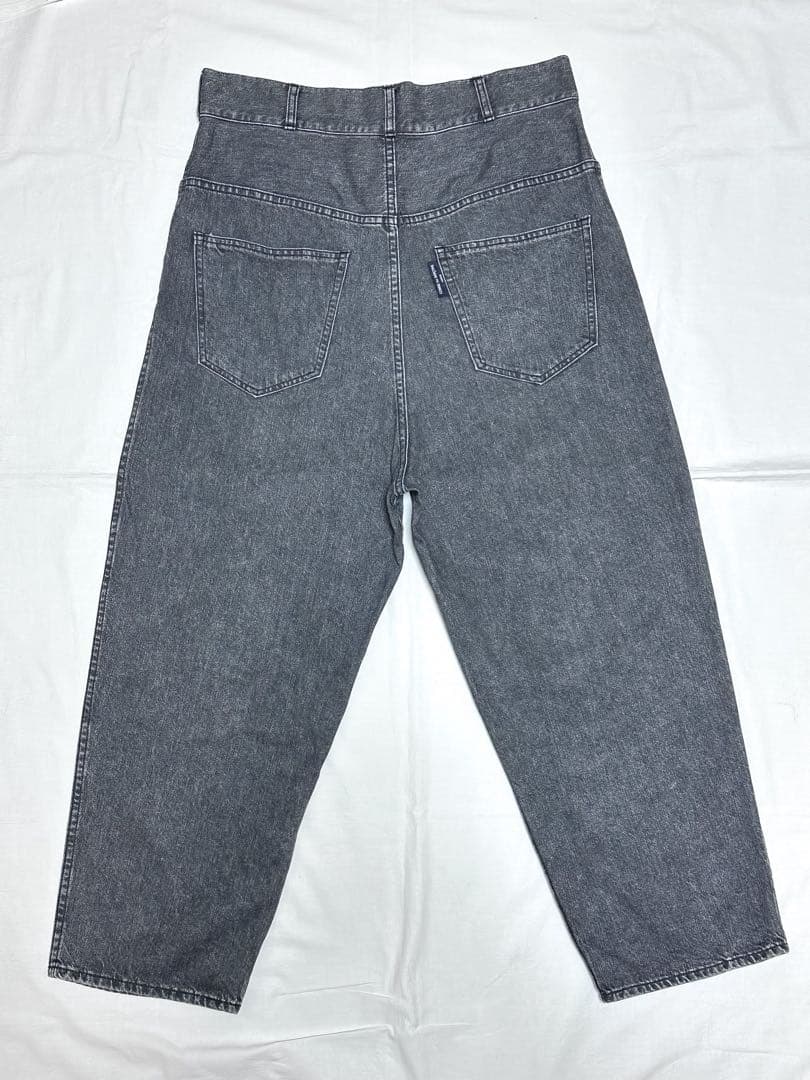 COMME des GARCONS HOMMEストーンウォッシュブラックデニムM