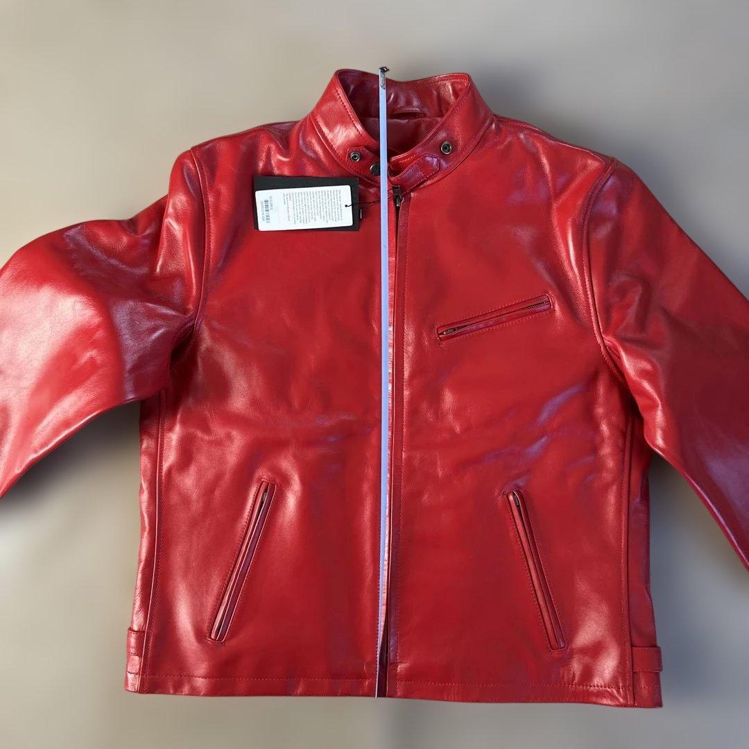 新品 リューグーレザーズ レザー シングルライダース 3L