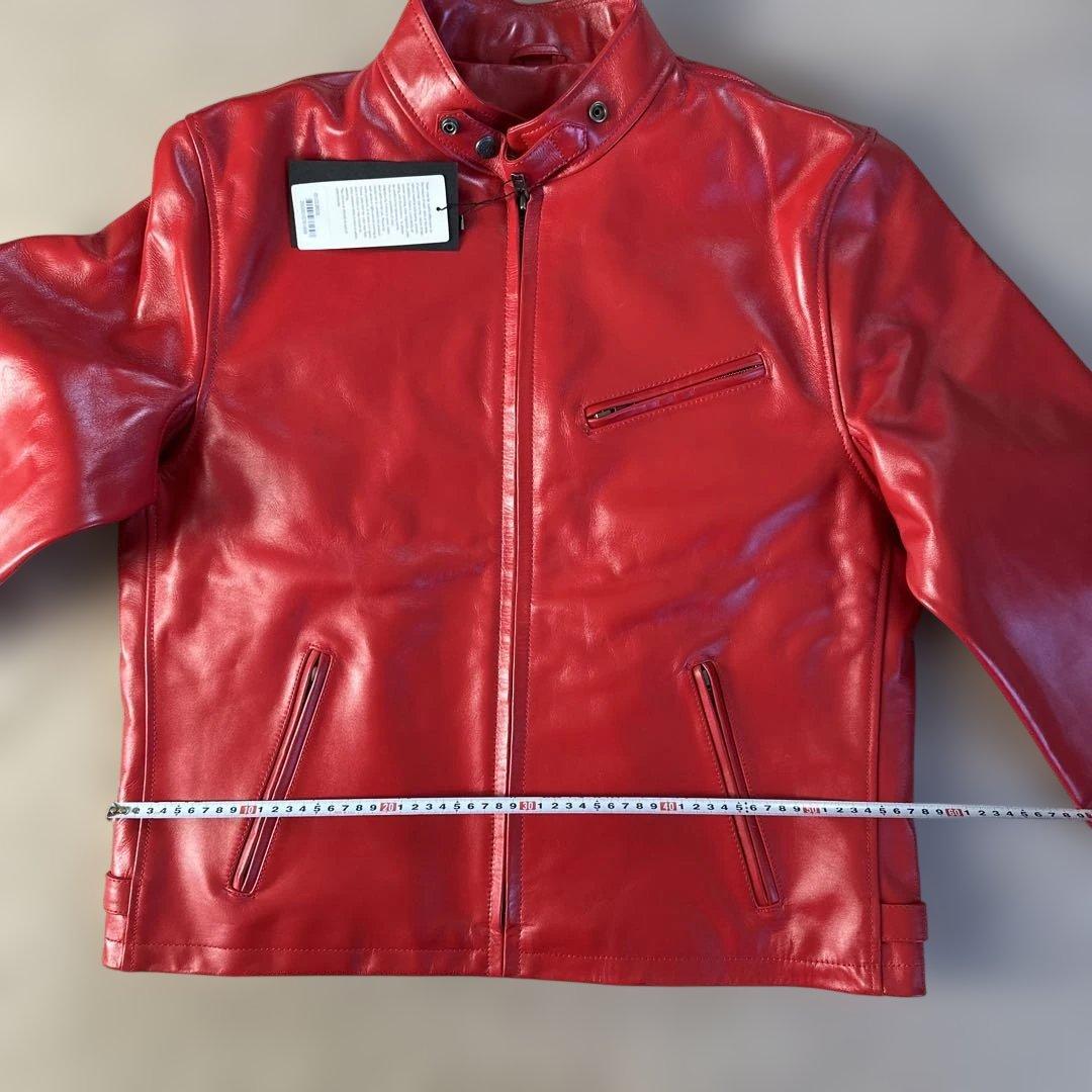 新品 リューグーレザーズ レザー シングルライダース 3L