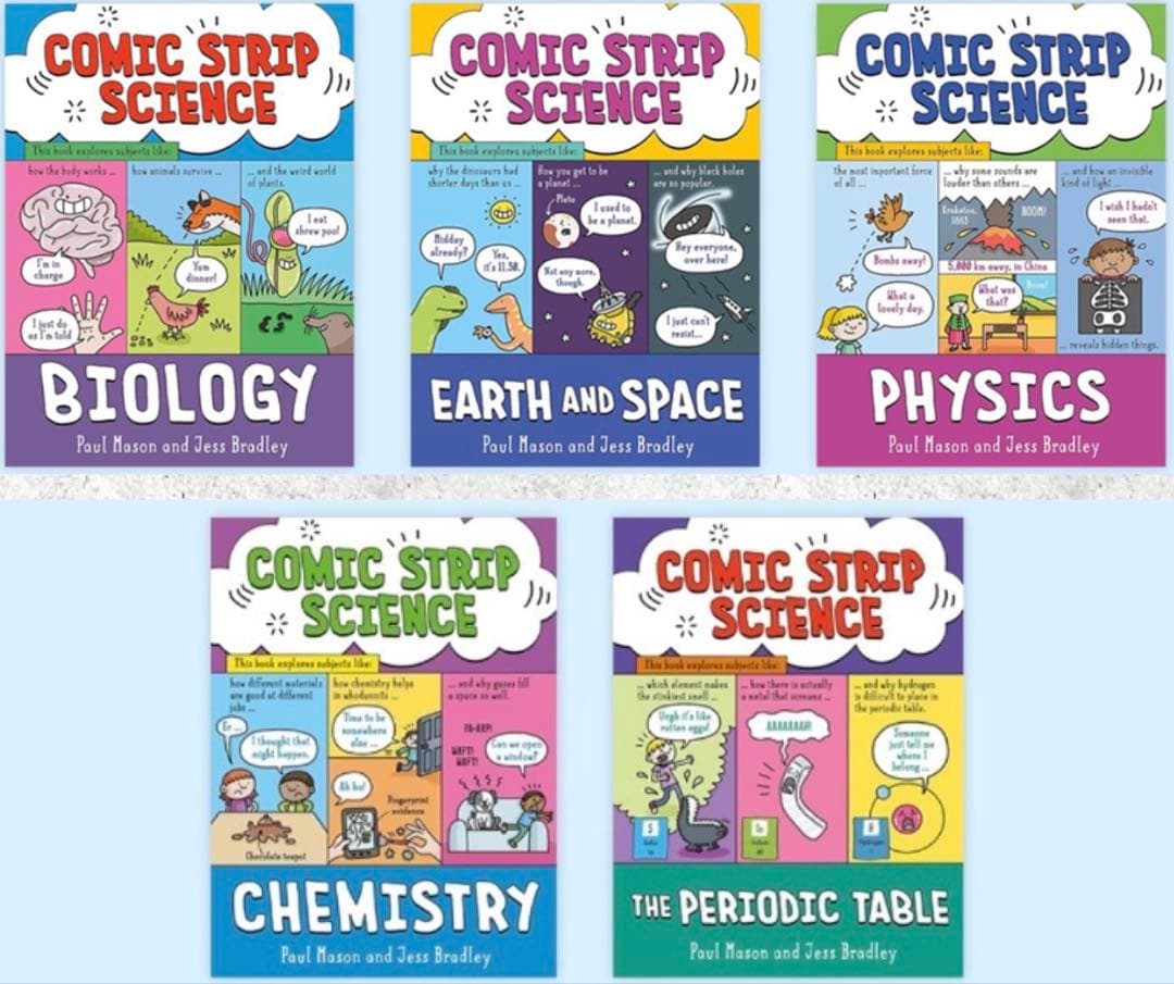 Comic Strip Science 英語グラフィックノーブル 英語漫画　5冊