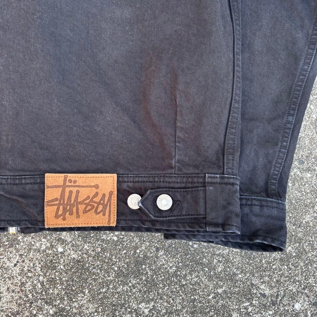 stussy work gear デニムジャケット ワークジャケット ブラック
