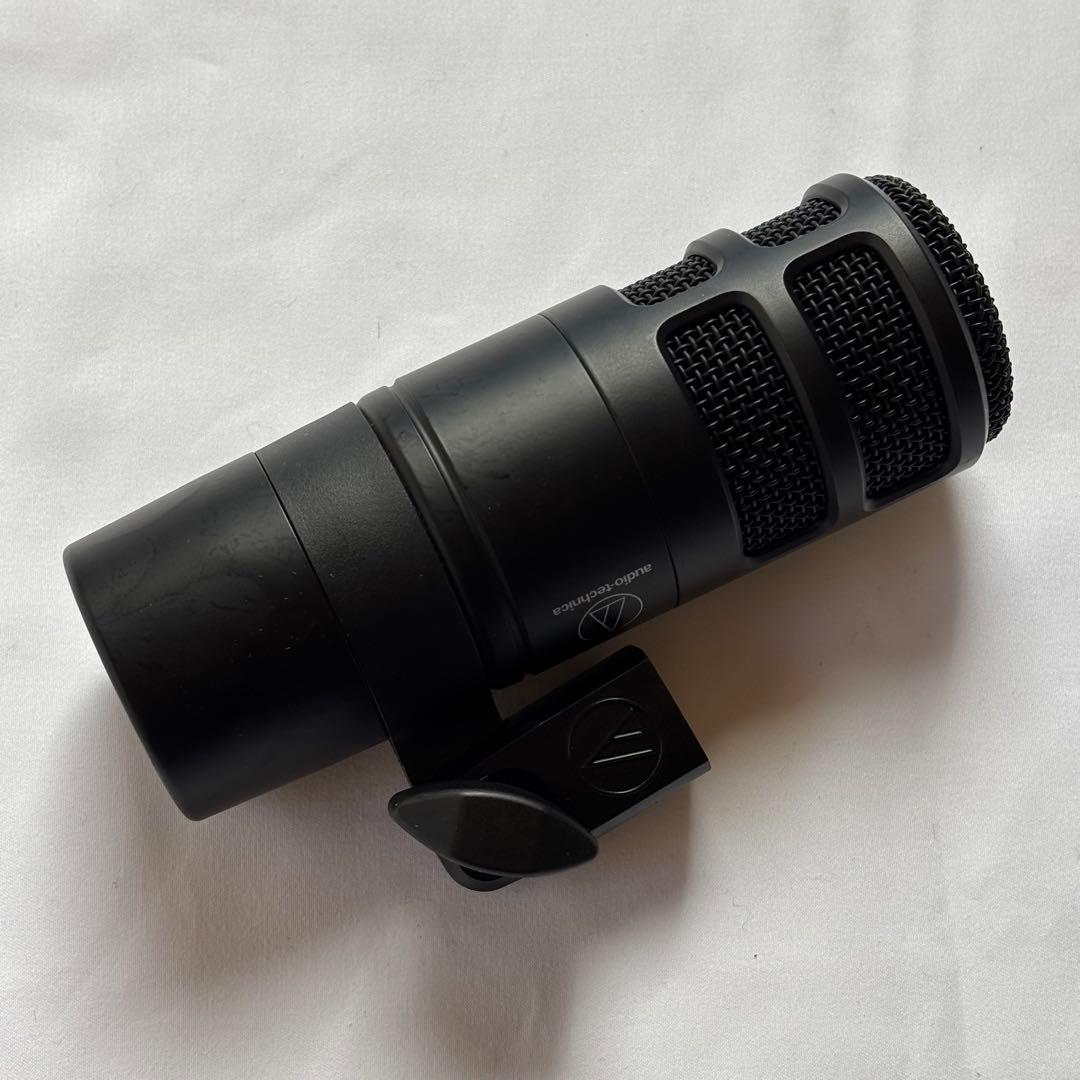 audio-technica AT2040 ダイナミックマイク　ポップガード付き