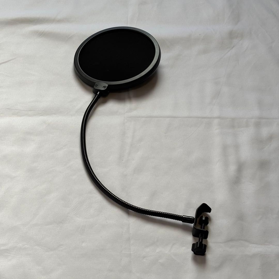 audio-technica AT2040 ダイナミックマイク　ポップガード付き