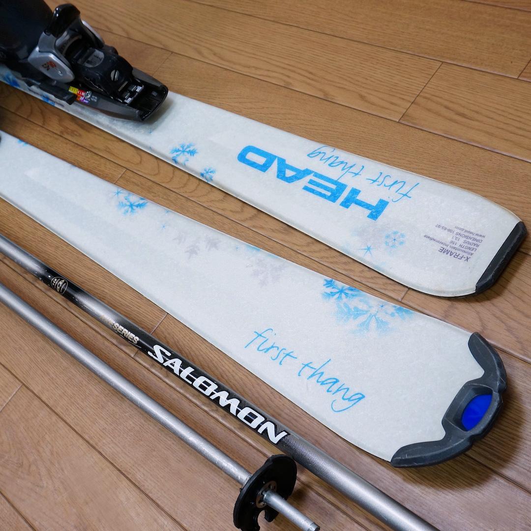 メンテ済 156cm 靴25～25.5cm HEAD レディーススキーセット