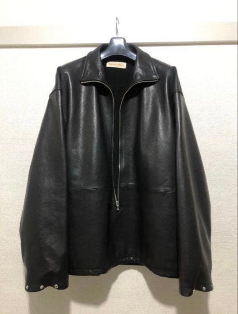 barbell object Attic sendai 別注 レザー アノラック