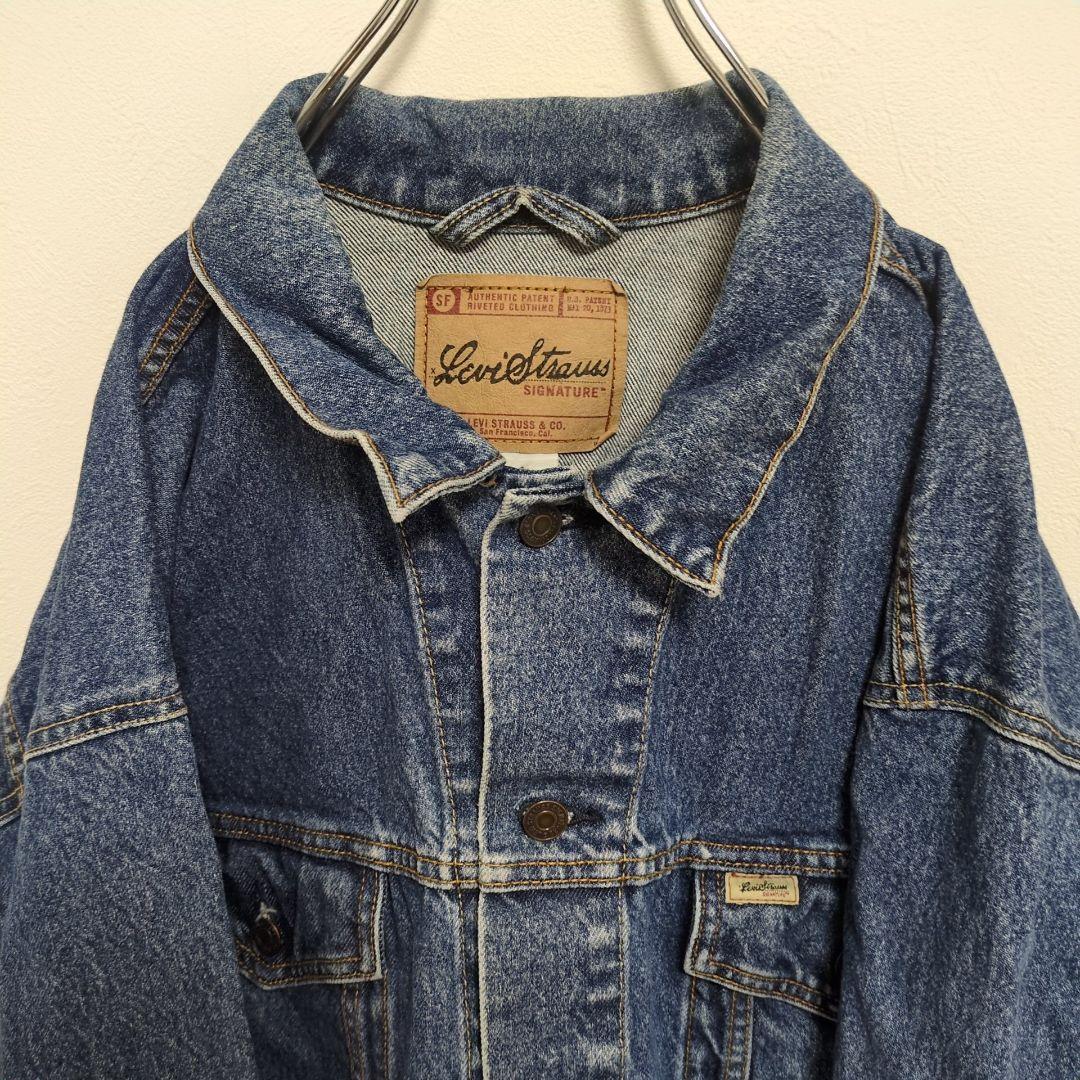 G58【US輸入】リーバイス　デニムジャケット【メンズ2XL】