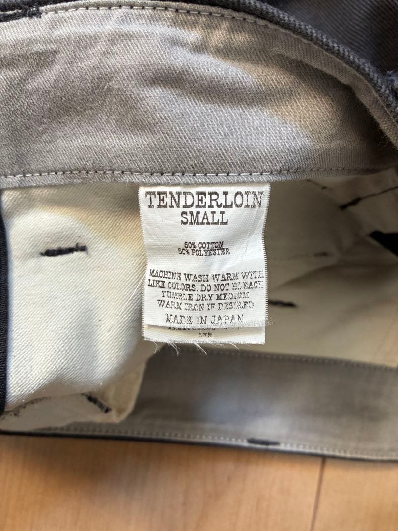 TENDERLOINテンダーロイン BDP チャコールＳサイズワークパンツ