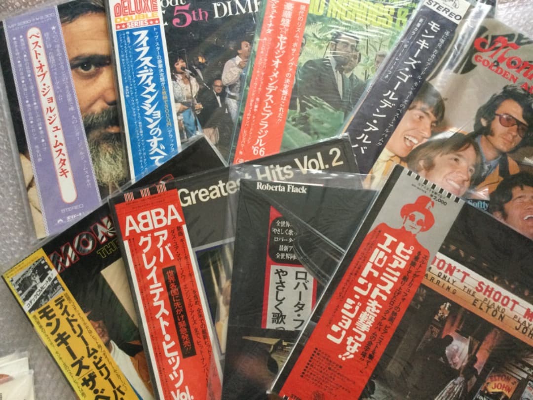 帯付洋楽レコード24種