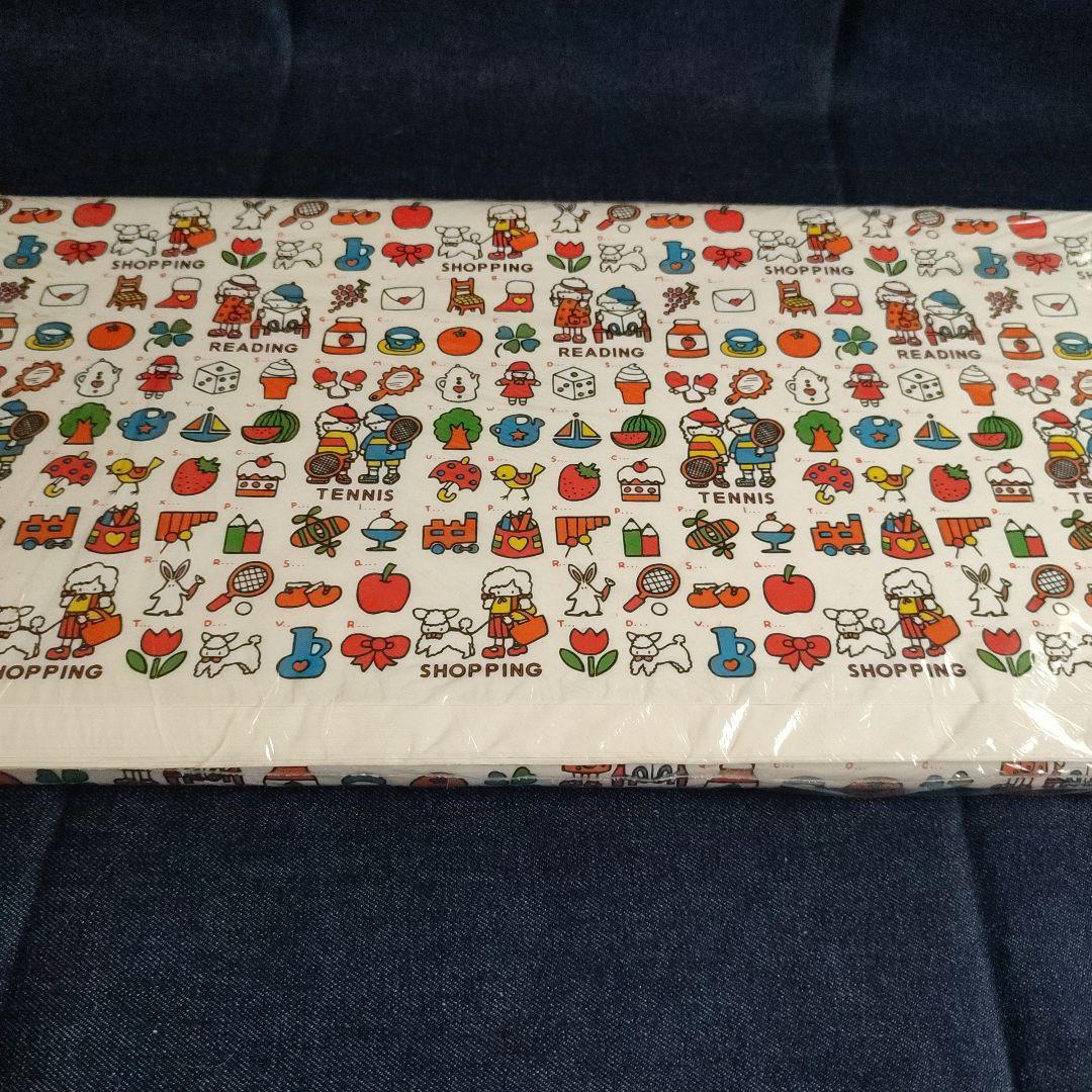 当時物　昭和レトロ　大判包装紙100枚　未開封品　ラッピング　カワイイ