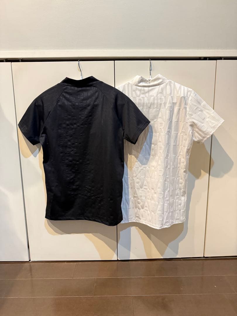 美品　admiral モックネックセット　S 黒　白