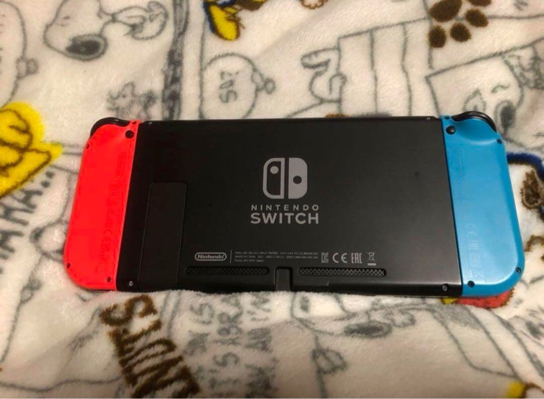 Nintendo Switch 青赤 本体 傷あり