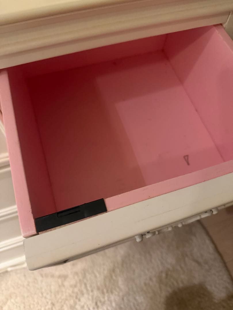 白家具★チェスト★姫系アンティーク風★ロマプリ