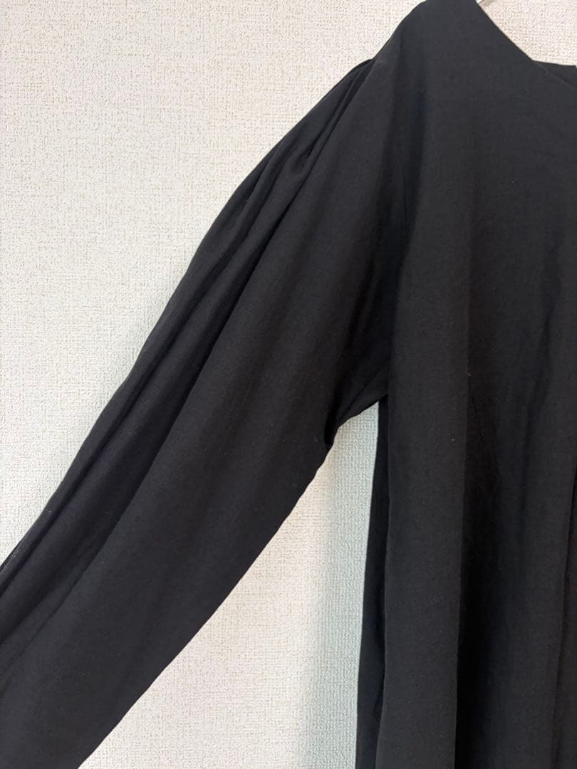 natural by clip プリーツ襟タックワンピース　フォーマル　美品