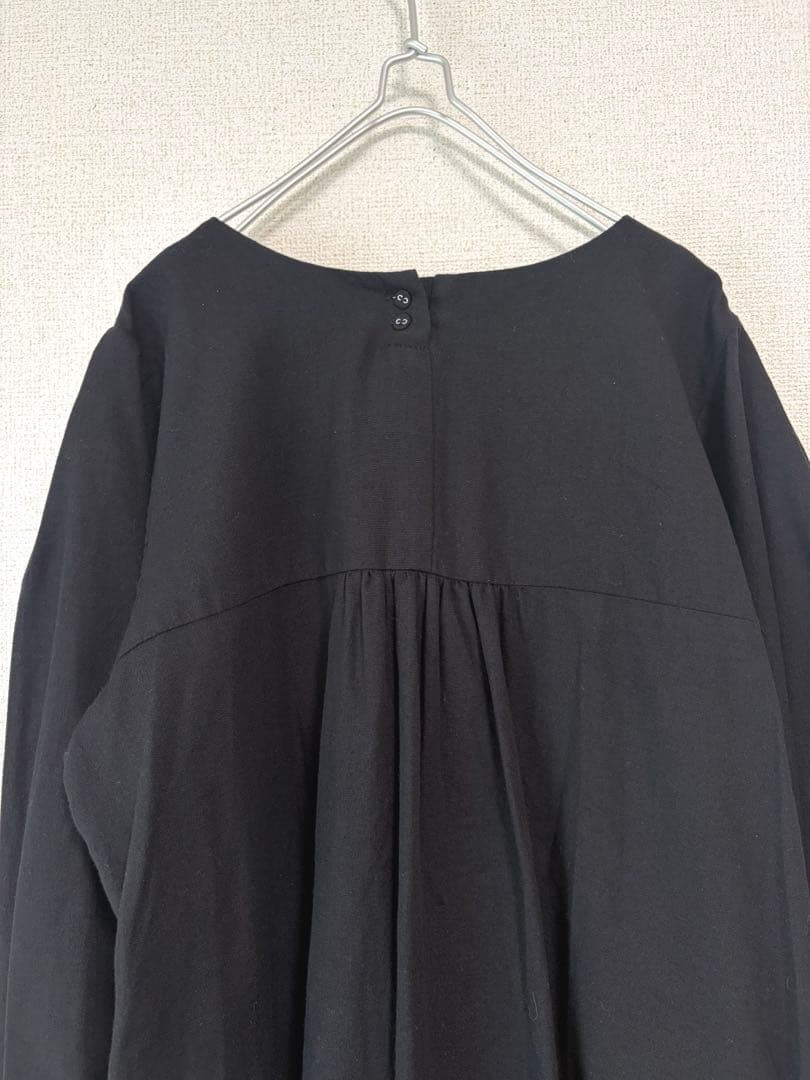 natural by clip プリーツ襟タックワンピース　フォーマル　美品